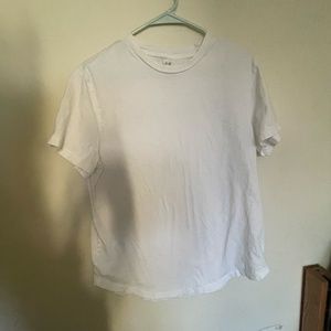Mens H&M Basic T Shirt White Large